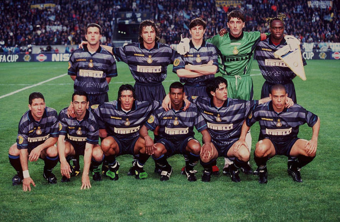 97-98 Inter Milan Away Retro Black Jerseys Shirt - Click Image to Close